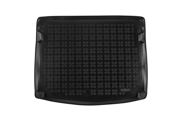 Gumová koberce do kufru pro Škoda Karoq verze 2x4 s malým rezervním kolem se systémem varioflex 2017->